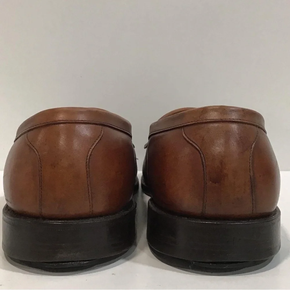 Men’s Allen Edmonds Newport Kiltie Tassel Loafer Chili Leather Size 12EEE